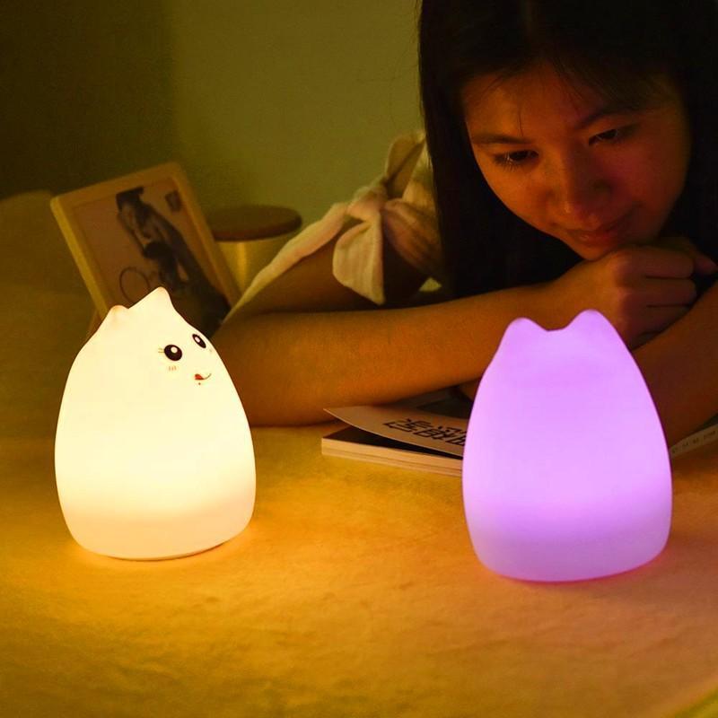 Cartoon Cat LED Night Light