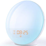 Smart Sunrise Simulation Alarm Clock with Nature Sounds