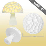 3D Printed Silicone Creative Mushroom Table Lamp