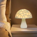 3D Printed Silicone Creative Mushroom Table Lamp