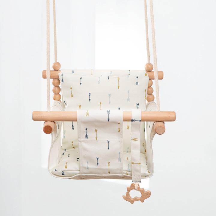 Cotton Canvas Hanging Baby Swing Chair