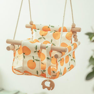 Cotton Canvas Hanging Baby Swing Chair