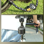 Anti Theft Heavy Duty Folding Bike Lock with 3 Keys