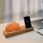 Sunrise Oriental LED Salt Lamp with Wireless Charger