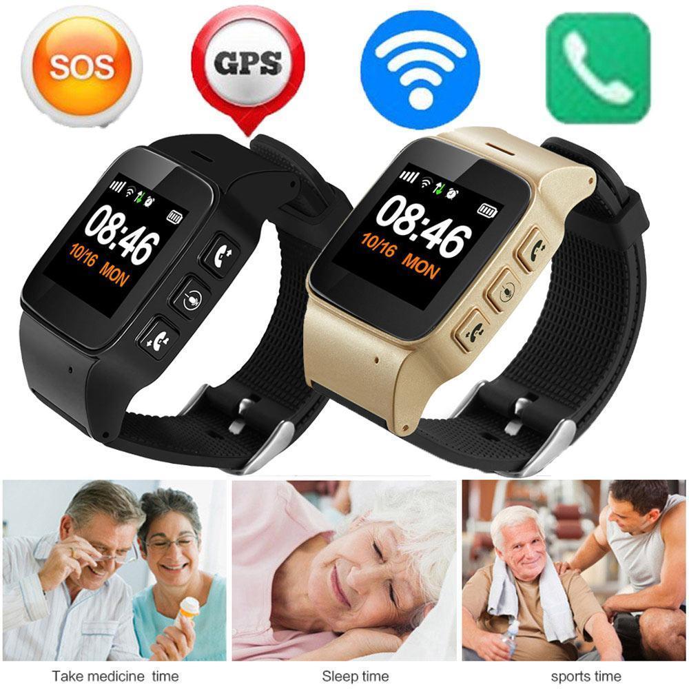 Gps Tracking Watch For Adult Elderly Smart Watch Anti-lost SOS Wifi GPS Trackers Trendy Household 