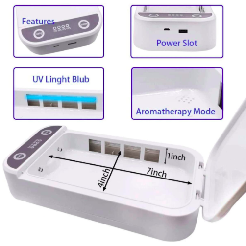 UV Light Phone Sterilizer And Sanitizer For Smartphone Disinfection