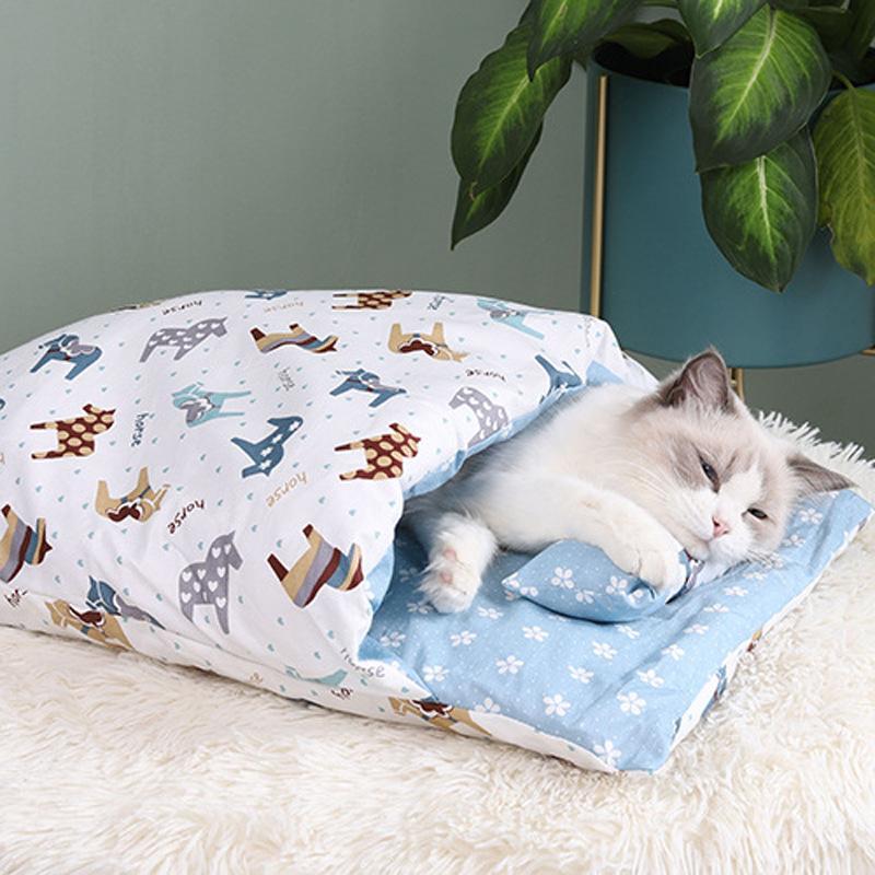 Sleeping Bag Cat Bed