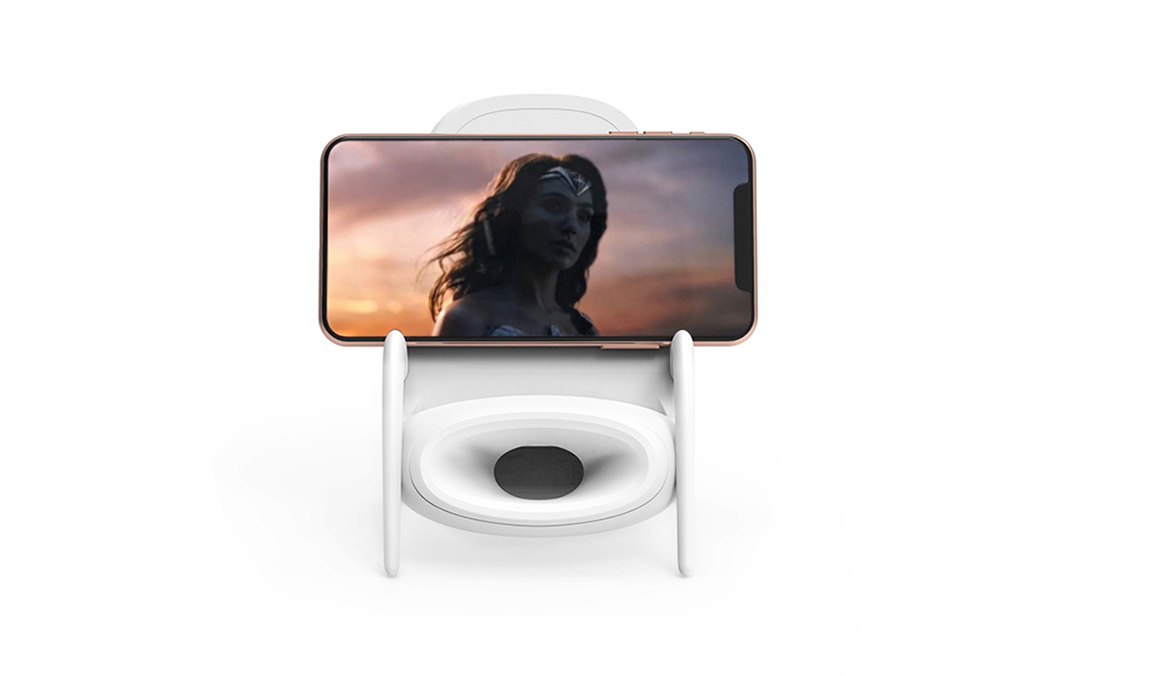 Mini Chair Wireless Charger With Speaker