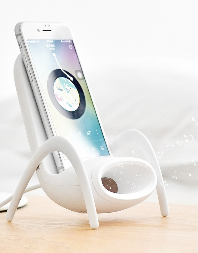 Mini Chair Wireless Charger With Speaker