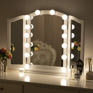 LED Mirror Led Mirror Trendy Household 14 Light Bulbs 