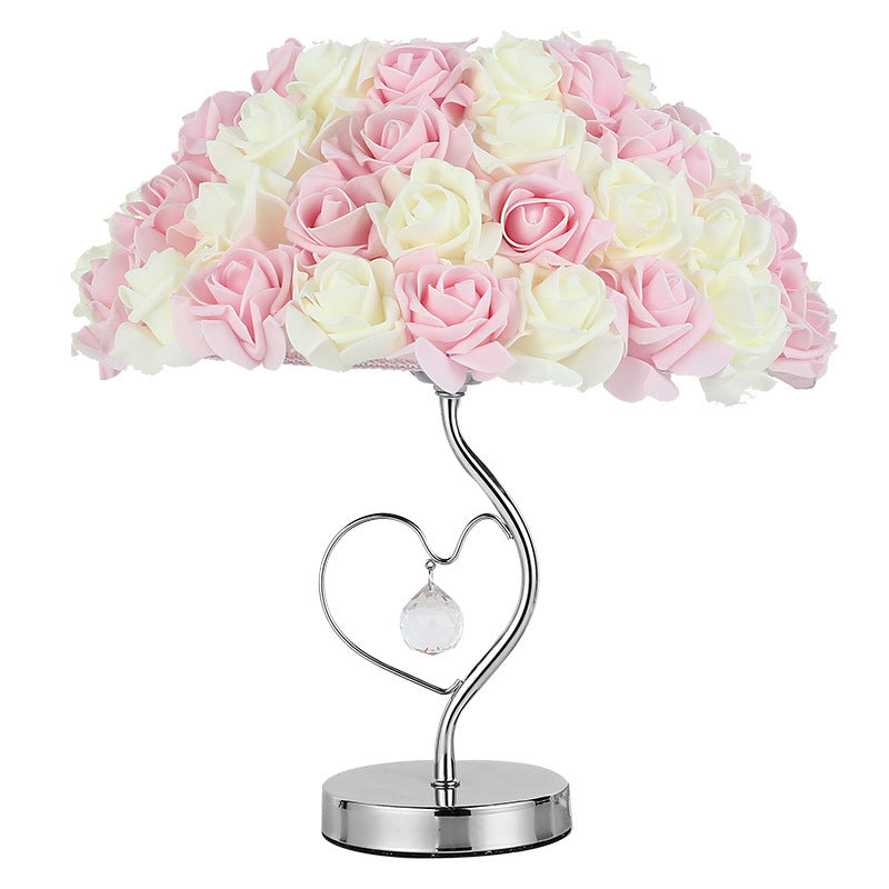 European Style Rose Bouquet Table Lamp