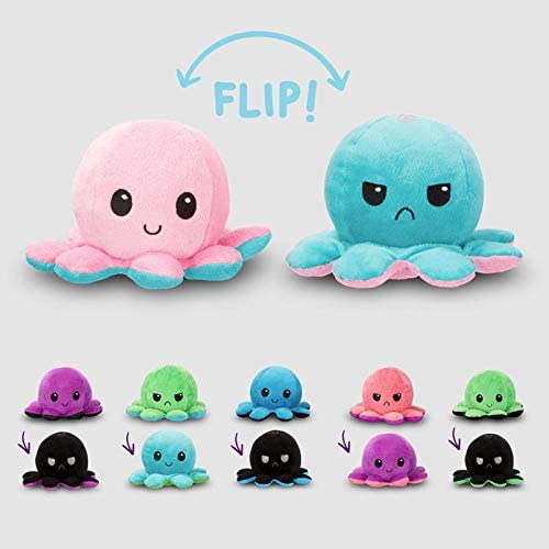 Reversible Octopus Plush Toy