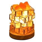 Rubik's Cube Himalayan Crystal Salt Lamp