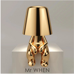 Italian Little Golden Man Table Lamp
