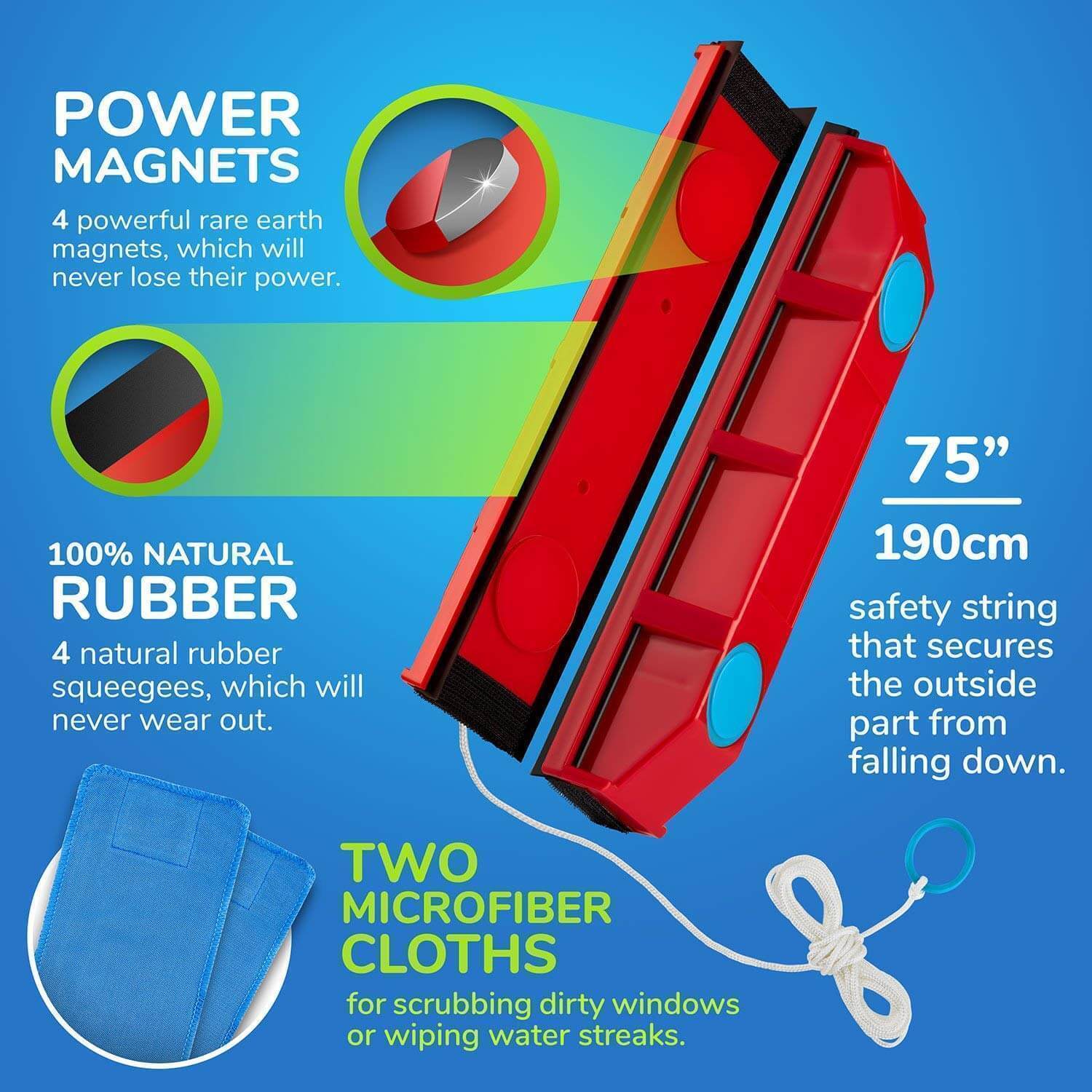 Magnetic Double Sided Window Cleaner