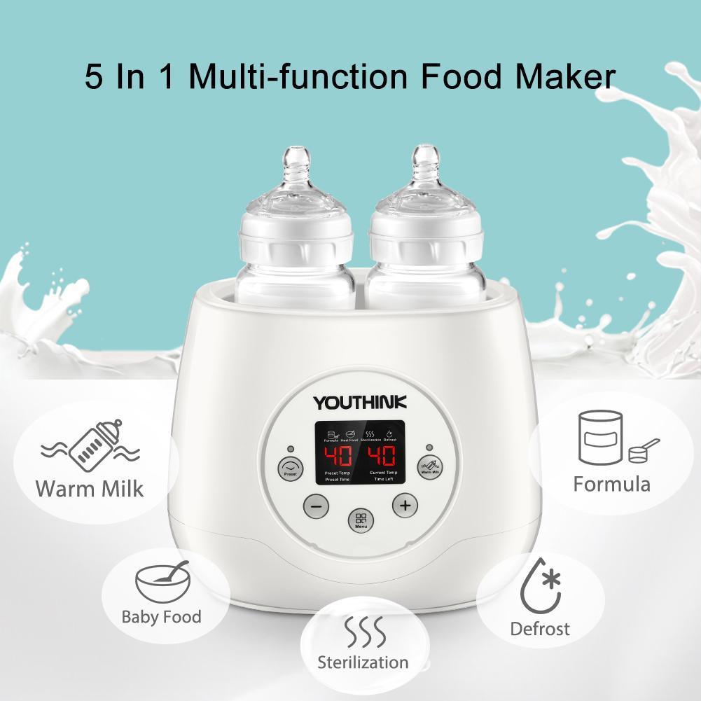 5 in 1 Baby Milk Warmer Heater for Breast Milk Feeding