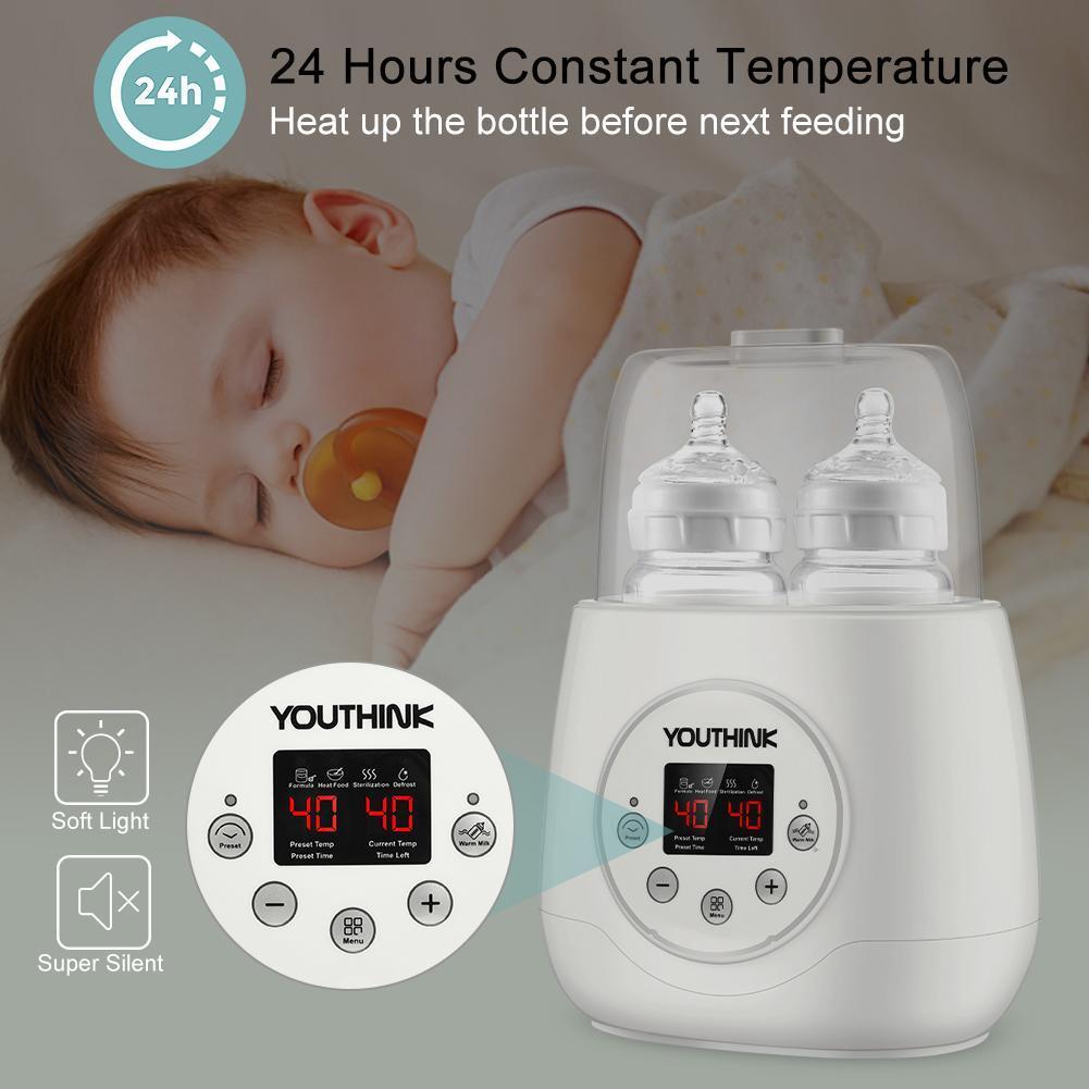 5 in 1 Baby Milk Warmer Heater for Breast Milk Feeding