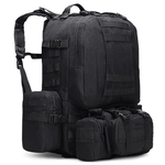 Tactical Military Survival Backpack Army Molle Rucksack 50L 600D