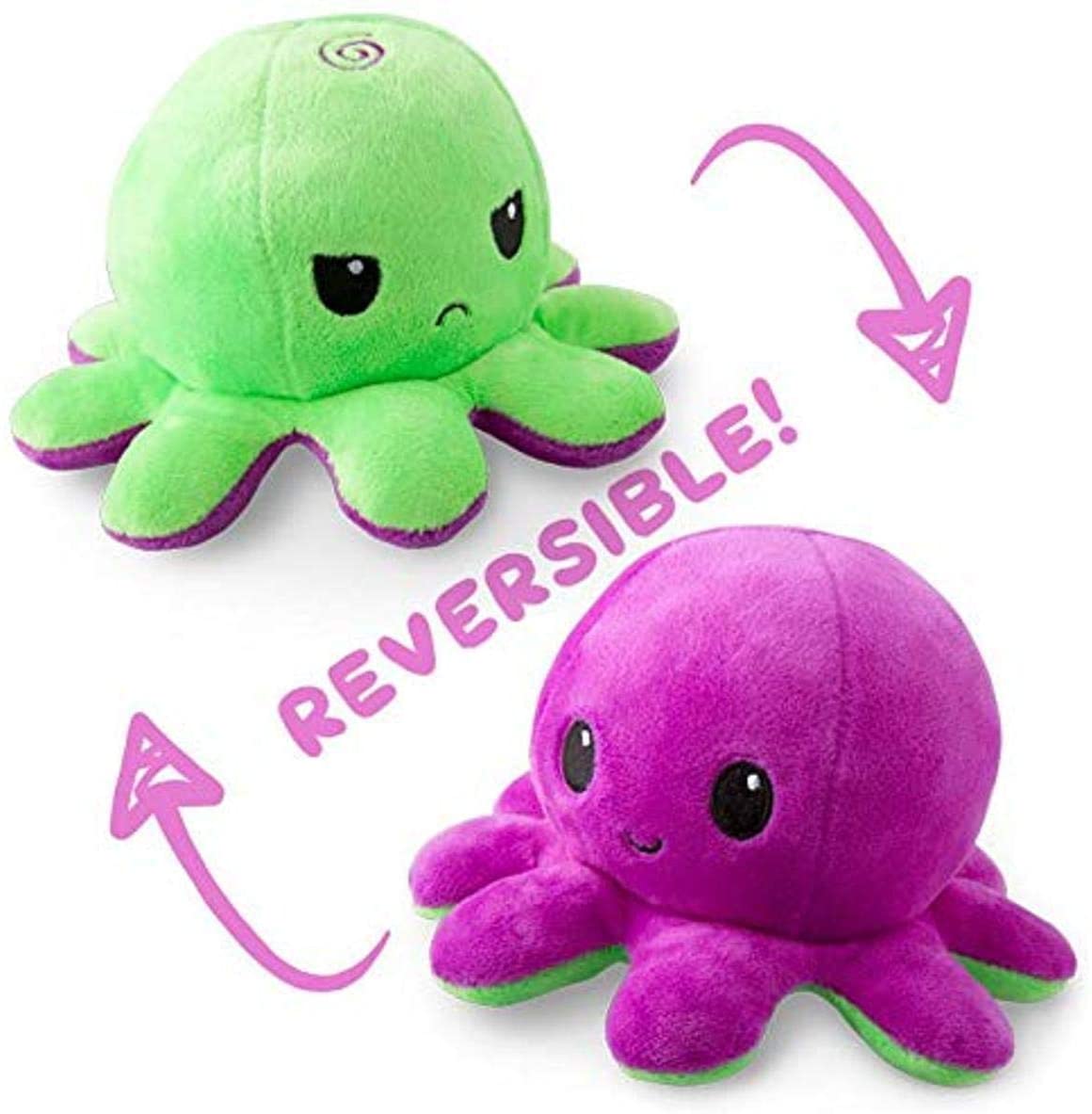 Reversible Octopus Plush Toy