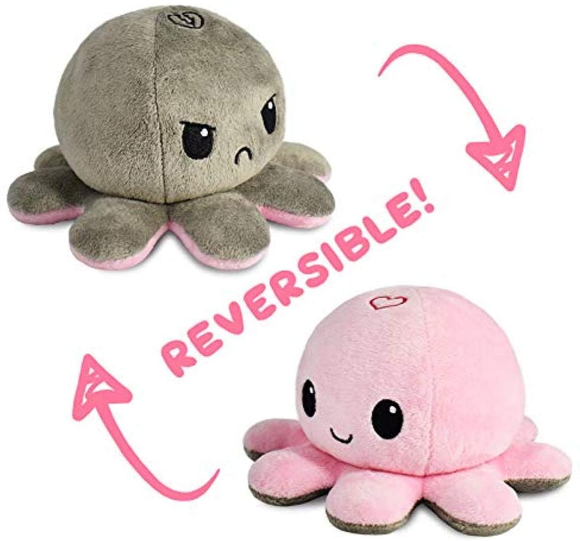 Reversible Octopus Plush Toy