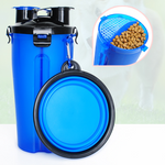 2 in 1 Portable Pet Feeder and Dog Water Bottle