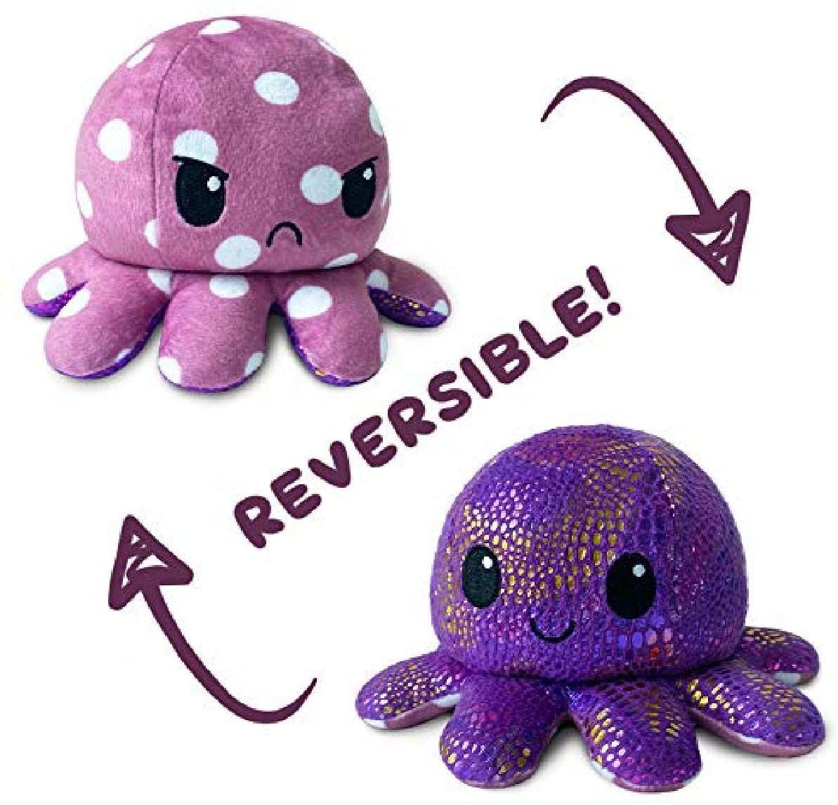 Reversible Octopus Plush Toy