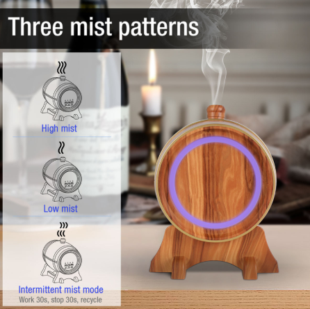 Barrel Smart App Humidifier with Bluetooth Speaker