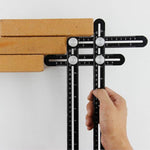 Mintiml Multi-Angle Measuring Folding Ruler Tools Trendy Household 