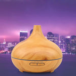 300ml Wood Grain Air Humidifier Essential Oil Diffuser