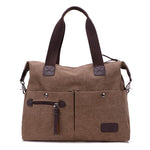 Ladies Handbag Multipockets Canvas Bag