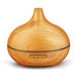 300ml Wood Grain Air Humidifier Essential Oil Diffuser