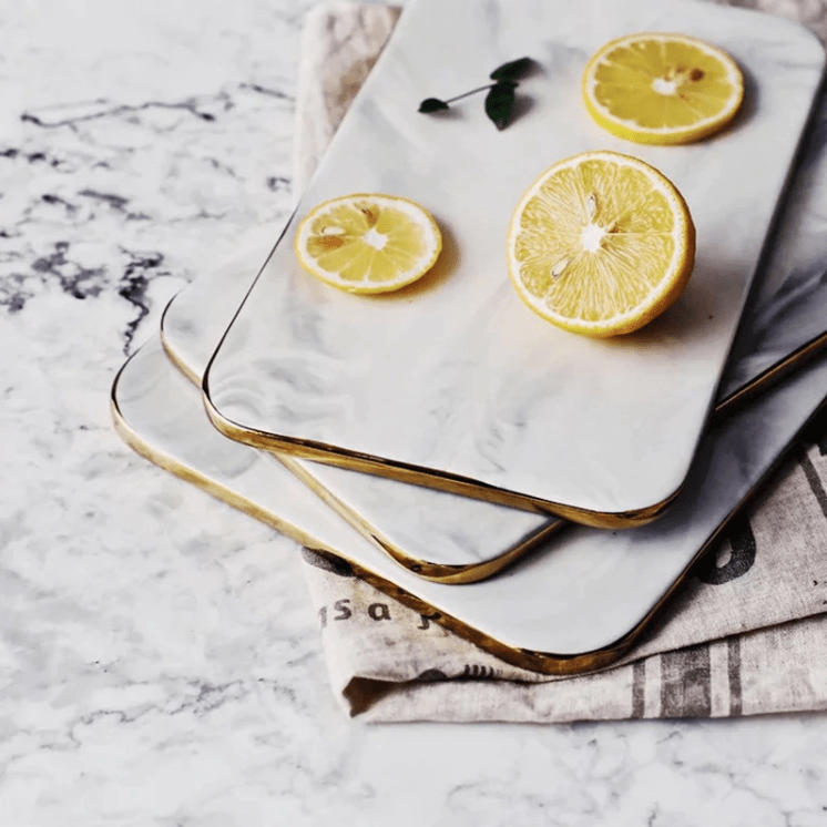 White Marble Cutting Board