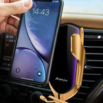 Automatic Clamping Wireless Charging Car Phone Holder
