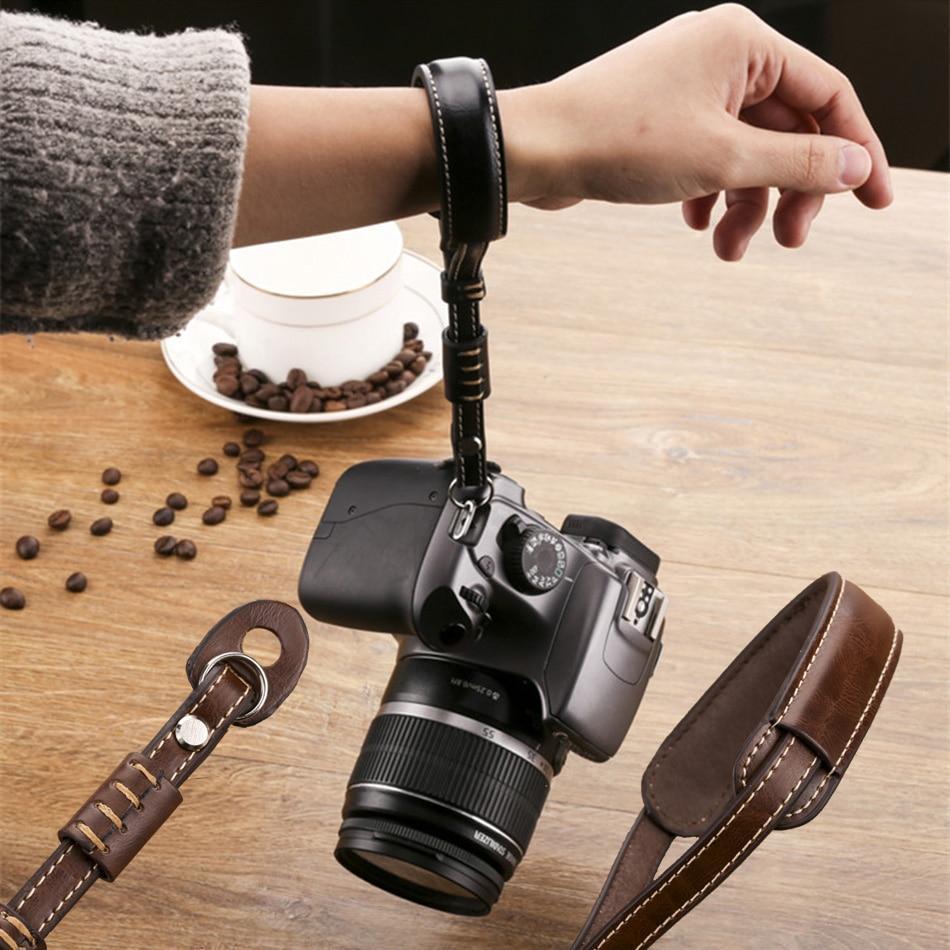 Leather Camera Wrist Strap Camera Strap Trendy Household 