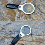 Magnifying Lens Handheld With Light LED 10X 20X For Reading