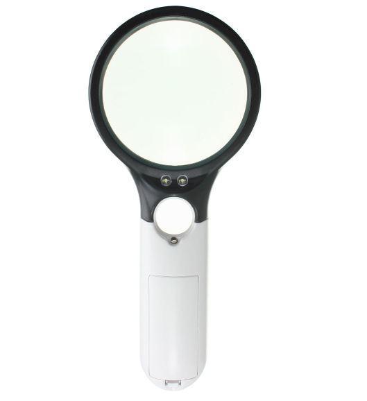 Magnifying Lens Handheld With Light LED 10X 20X For Reading