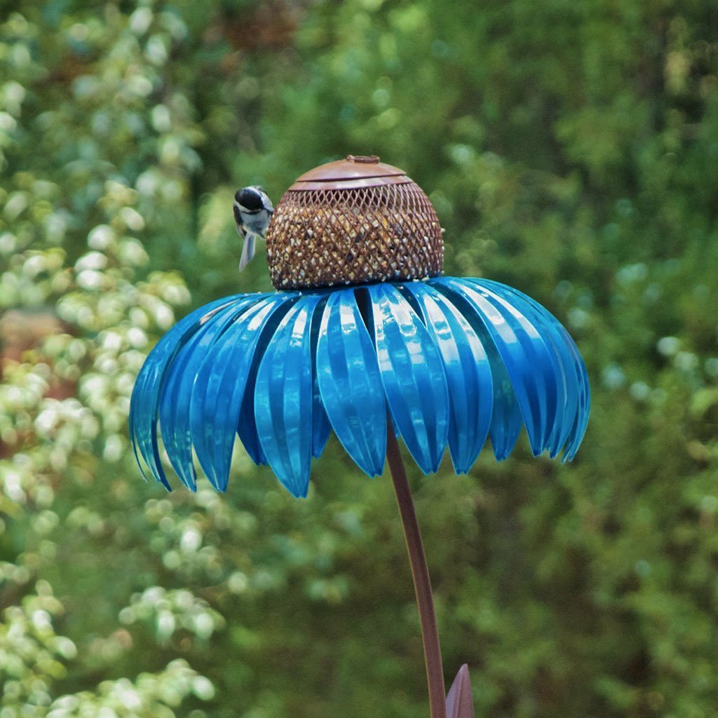 Coneflower Petal Shape Garden Bird Feeder