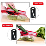Cheese Grater Mandoline Slicer Vegetable Cutter Peeler w/ 6 Blades
