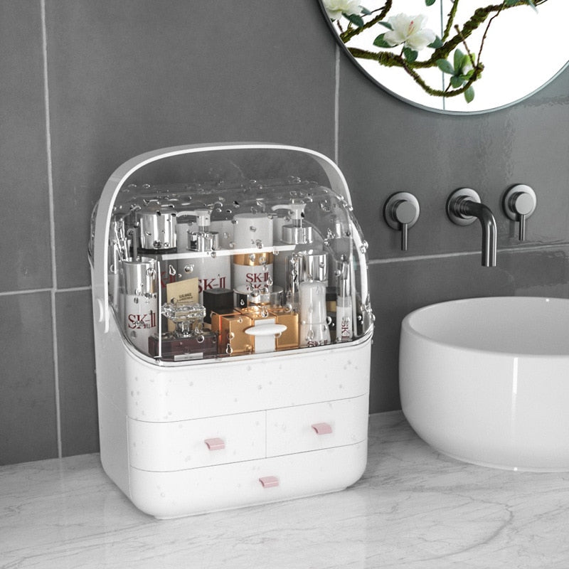 Modern Makeup Organizer Box With Drawer