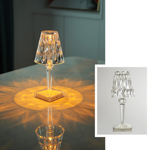 Rechargeable Crystal Table Lamp