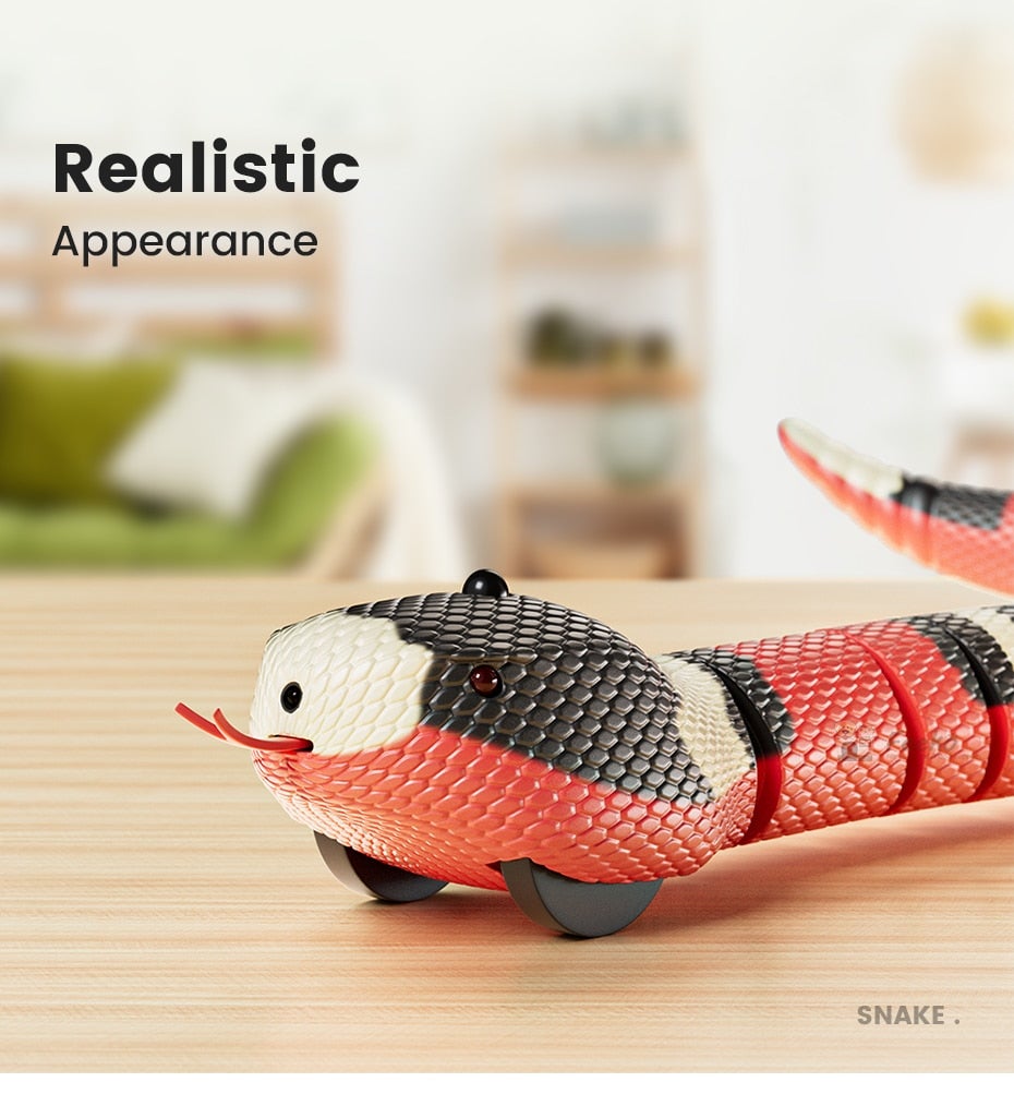 Creative Smart Sensing Snake Cat Toy