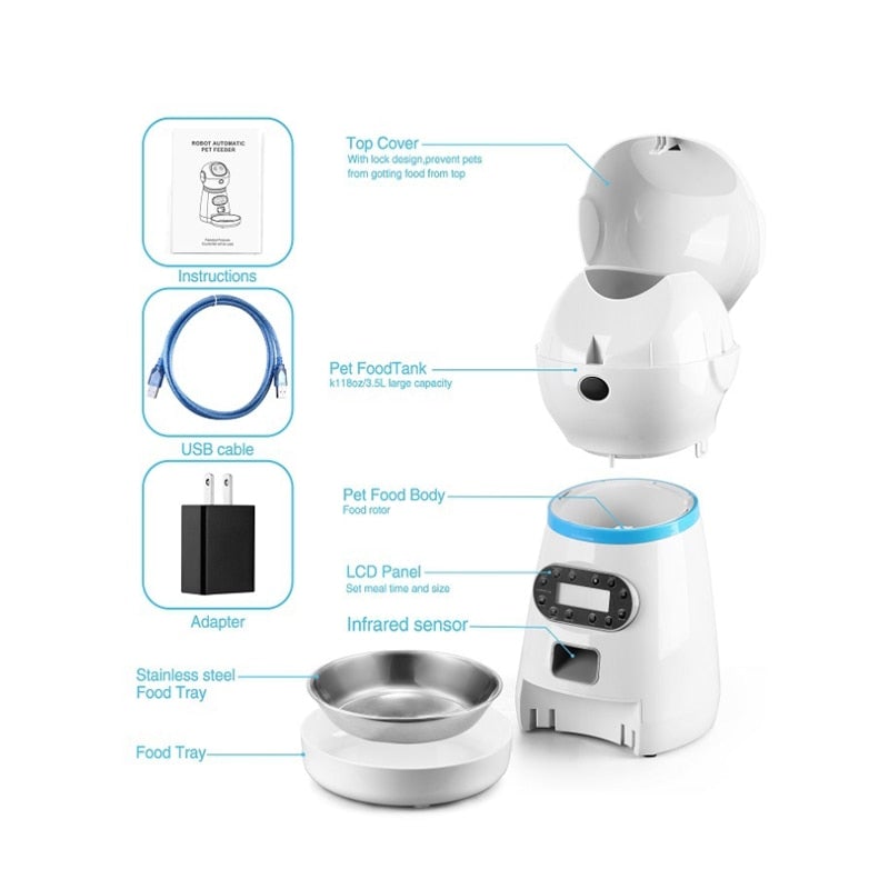 Automatic Pet Feeder Smart Food Dispenser