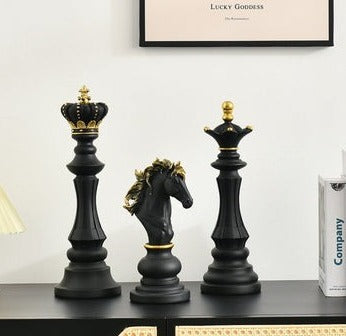 Chess Statue Home Decor