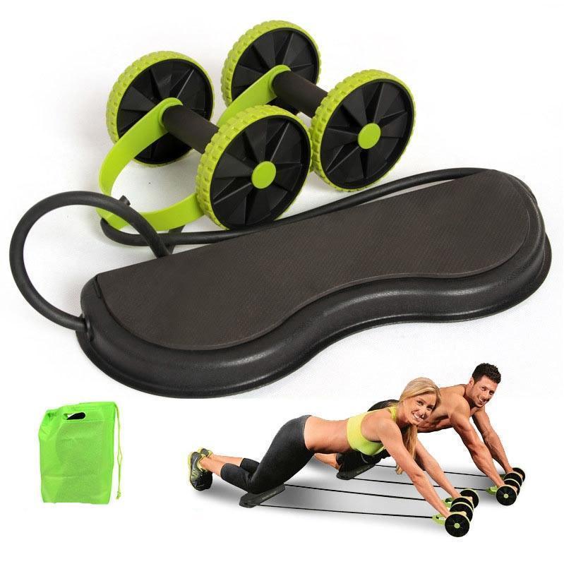 Gym Trainer Abs Wheel Roller Abdominal Muscle Trainer