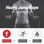 Fitness Heavy Jump Rope Crossfit Workouts Weighted Ropes Power Training