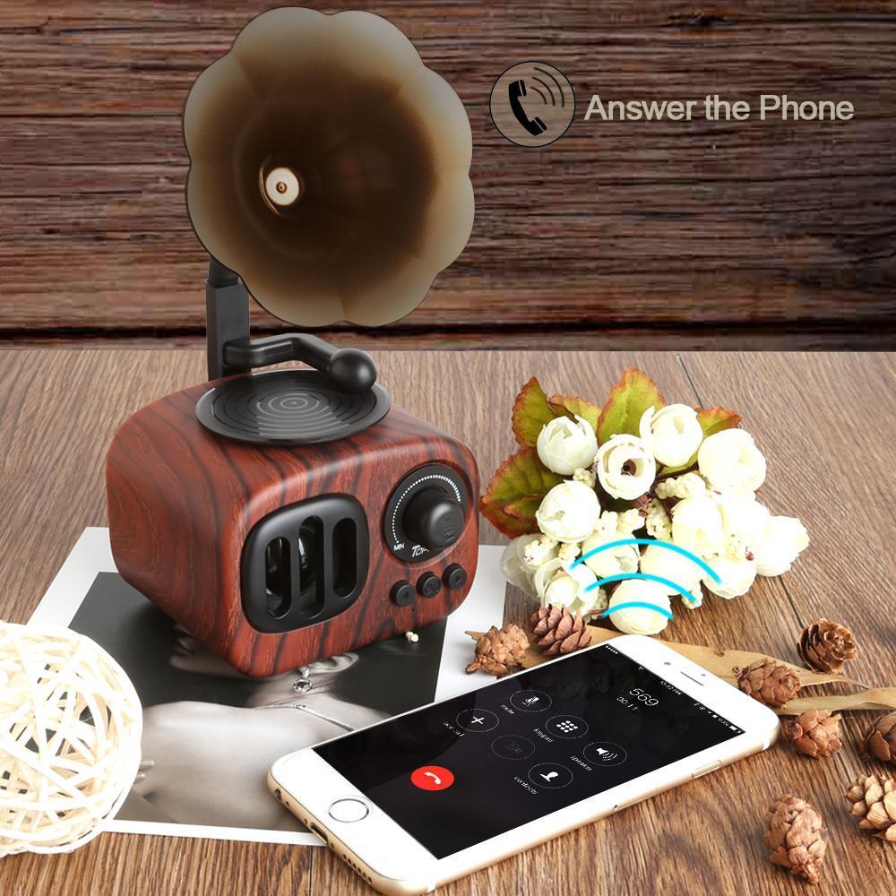 Retro Phonograph Bluetooth Speaker