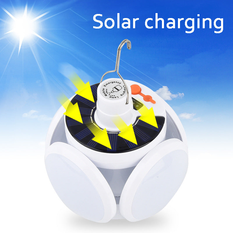 Camping Folding Ball Solar LED Lamp