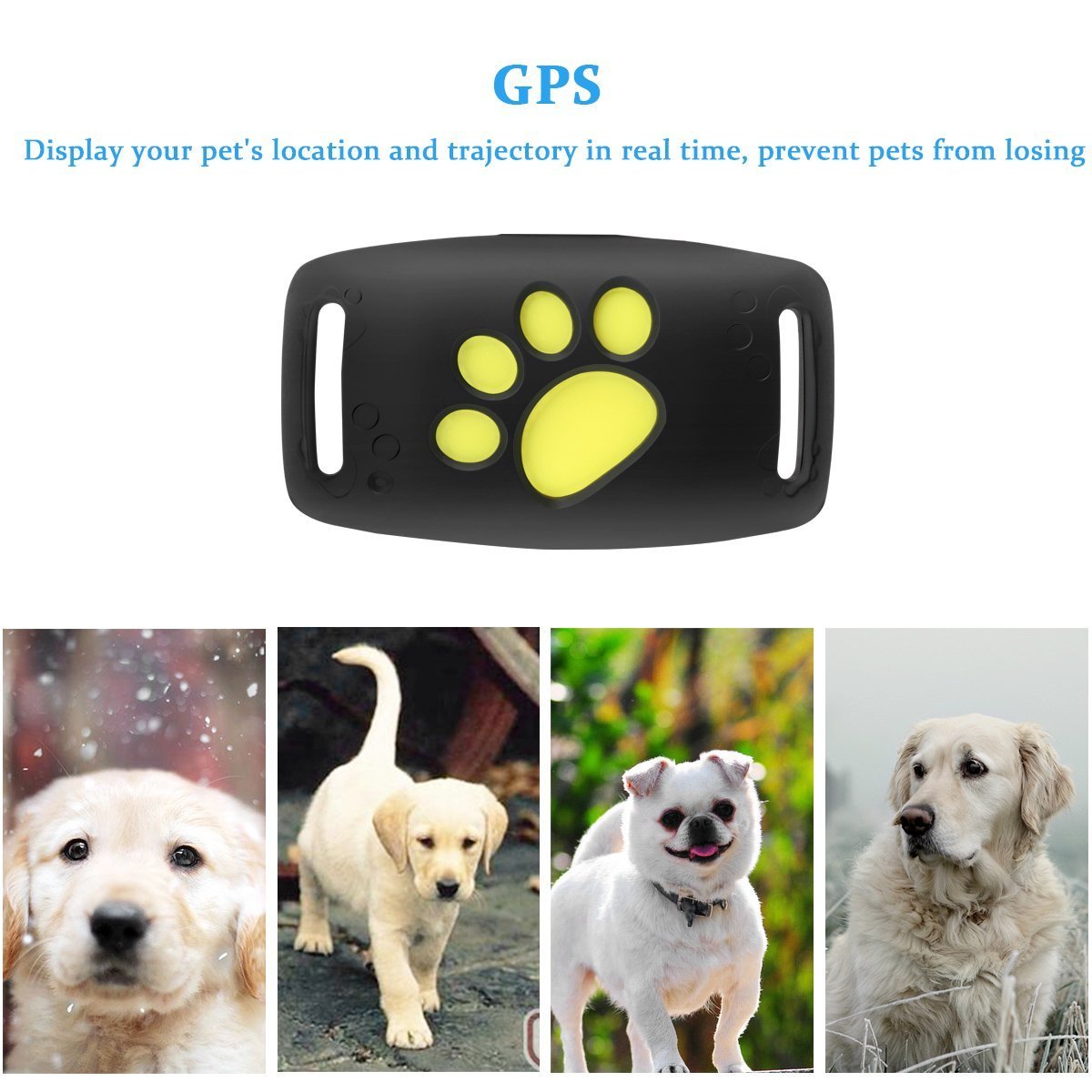 GPS Pet Tracker Cat Locator Device
