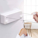 Wall Mounted Double Retractable Clothesline
