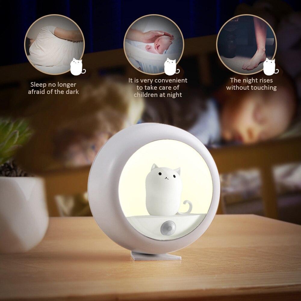 Motion Sensor Cat Night Light